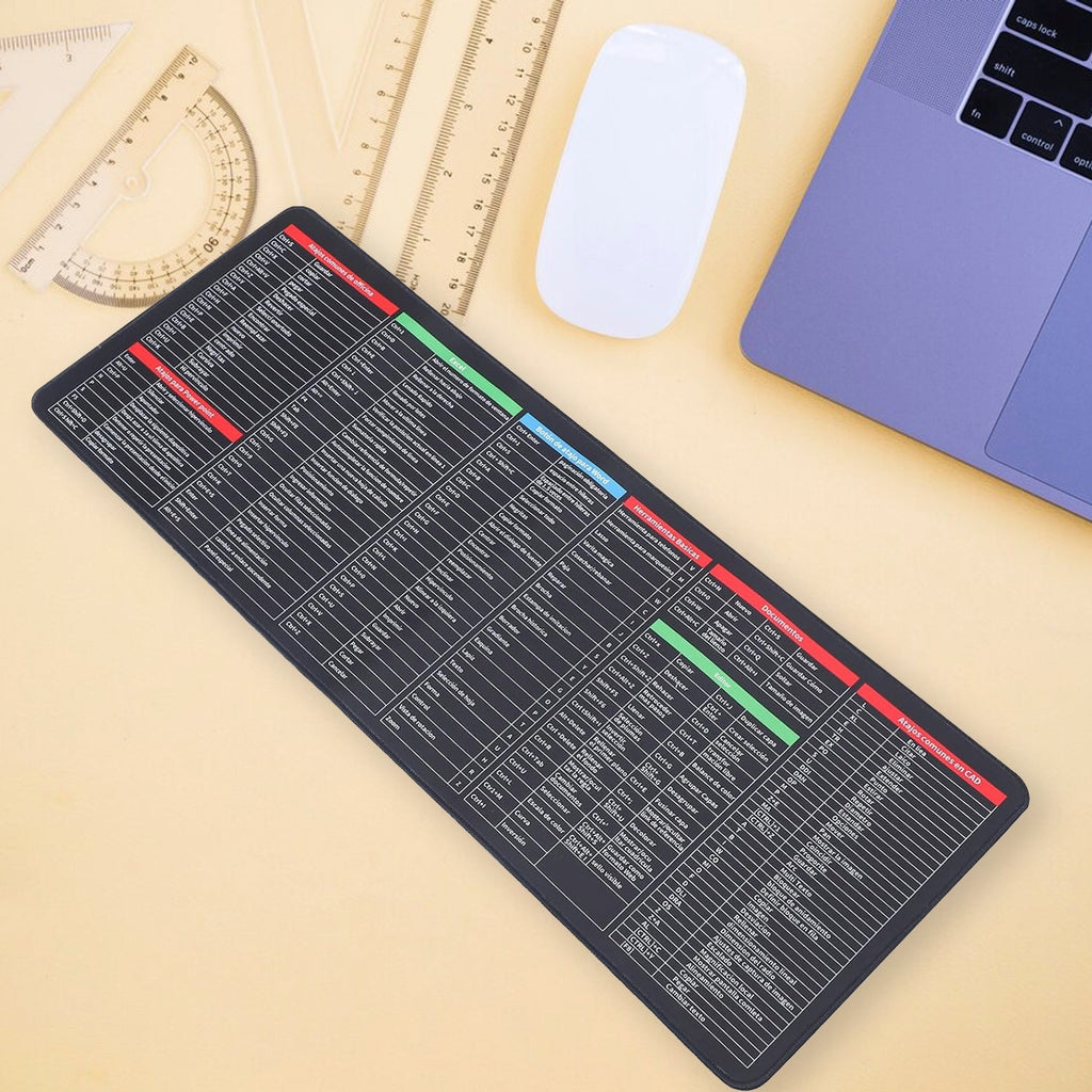 Shortcut Keyboard Mouse Pad – Oversized Anti-Slip Desk Mat (80×30 cm)