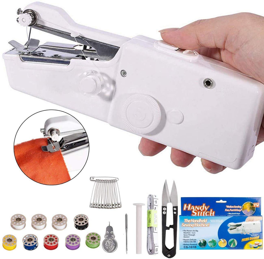 Handheld Portable Mini Electric Sewing Machine – Cordless for Beginners